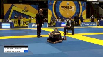 FELIPE SANSONE DE OLIVEIRA vs ERICK VINICIUS RAPOSO 2022 World IBJJF Jiu-Jitsu No-Gi Championship