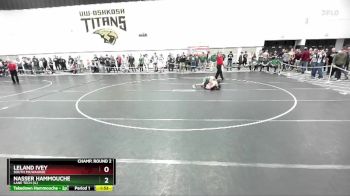 138 lbs Champ. Round 2 - Nasser Hammouche, Lane Tech (IL) vs Leland Ivey, South Milwaukee