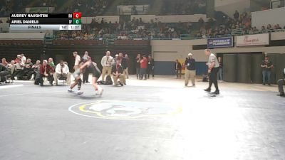 125 lbs Final - Audrey Naughten, Rock Hill vs Ariel Daniels, South Florence