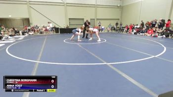 130 lbs Placement Matches (16 Team) - Christina Borgmann, Florida vs Anna Vogt, Texas Blue