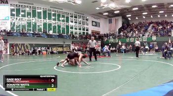 165 lbs Quarterfinal - Donavyn Watts, Pickerington North vs Gage Bolt, Westfall (Williamsport)