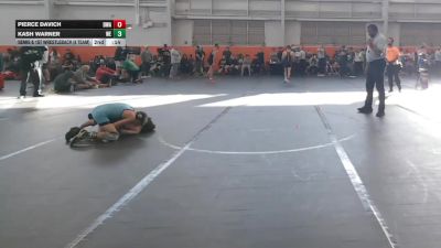 72 lbs Semis & 1st Wrestleback (8 Team) - Pierce Davich, Donahue WA vs Kash Warner, Warner Elite
