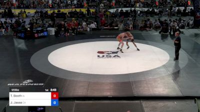 120 lbs Cons 64 #2 - Tommy Booth, IA vs Jonathan Jasso, CA