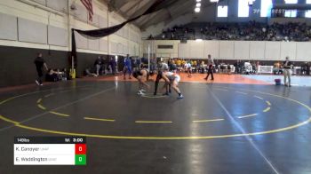 Match - Kaleb Canoyer, Unattached - Nebraska-Kearney vs Evan Waddington, Unattached - Chadron State