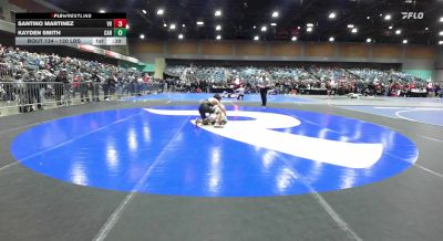 120 lbs Consi Of 32 #1 - Santino Martinez, Volcano Vista vs Kayden Smith, Carbon