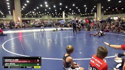 70 lbs Round 2 (8 Team) - Uzziah Clark, North Desoto Wrestling Academy vs Levi Segal, Panhandle Punishers