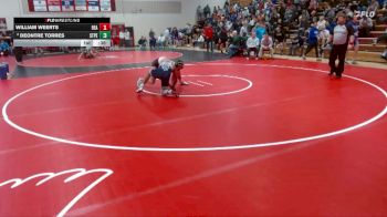 172 lbs Cons. Round 4 - William Weerts, Blue Earth Area vs Deontre Torres, St. Peter