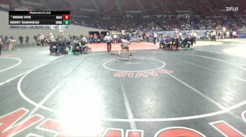 4A Boys 132 lbs Quarterfinal - Reese Hite, Marshfield Boys vs Henry Bankhead, North Marion Boys