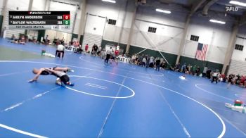 79-86 lbs 1st Place Match - Baylor Waltemath, 308 Wrestling Academy vs Jaelyn Anderson, Nebraska Wrestling Academy