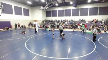 52 lbs Semifinal - Levi Bracken, Riverton Wolf Pack Wrestling vs Ruben Larsen, Payson Lion Wrestling Club