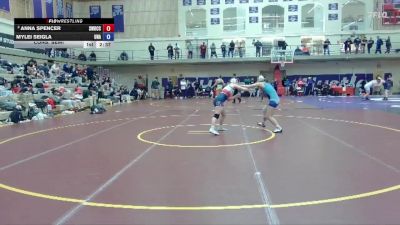 138 lbs Cons. Semi - Mylei Seigla, Unattached vs Anna Spencer, Southwestern Oregon CC
