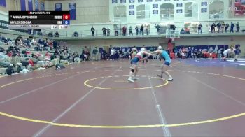 138 lbs Cons. Semi - Mylei Seigla, Unattached vs Anna Spencer, Southwestern Oregon CC