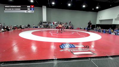132 lbs Jonas DesRochers, Washington vs William Du Chemin, Wisconsin Blue