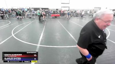 144 lbs Quarterfinal - Edwyn Schroeder, Aviators Wrestling vs Blakelee Bastien, Askren Wrestling Academy