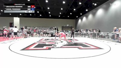 157 lbs Champ. Rd Of 16 - Braxston Widrikis, Black Fox Wrestling Academy vs Diesel Pedersen, Broken Arrow Wrestling Club