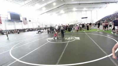 43 lbs Quarterfinal - Liam Garcia, Coolidge vs Elila Jean Harlan, So Cal Hammers