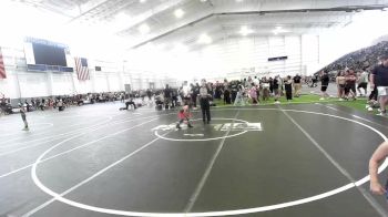 43 lbs Quarterfinal - Liam Garcia, Coolidge vs Elila Jean Harlan, So Cal Hammers