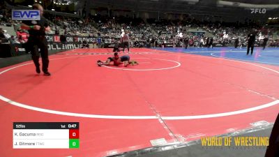 52 lbs Semifinal - Kainoa Gacuma, Reign vs Jaxon Ditmore, Team Tulsa Wrestling Club