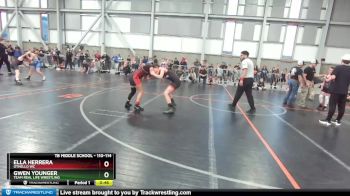 110-114 lbs Round 1 - Ella Herrera, Othello WC vs Gwen Younger, Team Real Life Wrestling