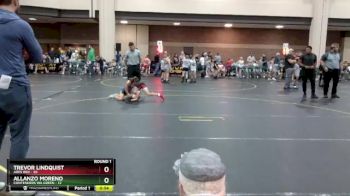 67 lbs Round 1 (8 Team) - Trevor Lindquist, Ares Red vs Allanzo Moreno, Contenders WA Green