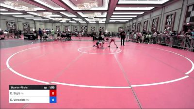 71 lbs Quarterfinal - Dane Sigle, Pa vs Dylan Verceles, Md