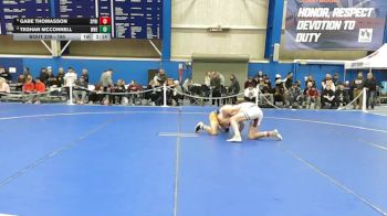 165 lbs 7th Place Match - Gabe Thomasson, Springfield vs Teghan McConnell, Western New England