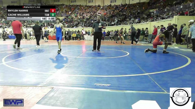 108 lbs Round Of 64 - Rhylen Harris, Unattached vs Cache Williams, Team ...