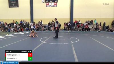 90 lbs Cons. Round 3 - Conner Helgeson, Lake Mills Bulldogs vs Jett Hoffman, NLS (New London/Spicer)