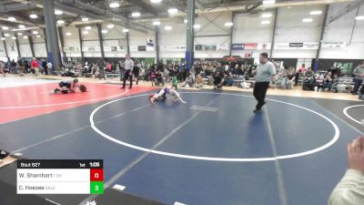 90 lbs Final - Weston Shamhart, 1 On 1 Fight Academy vs Cameron Hoezee, Salem Elite Mat Club