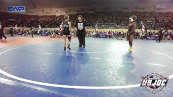 120 lbs Quarterfinal - Ki'Morah Cathey, HURRICANE WRESTLING ACADEMY vs Peyton MCELFRESH, Shelton Wrestling Academy