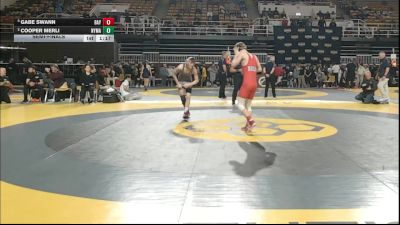 120 lbs Semifinal - Gabe Swann, Baylor School vs Cooper Merli, New York Military Academy