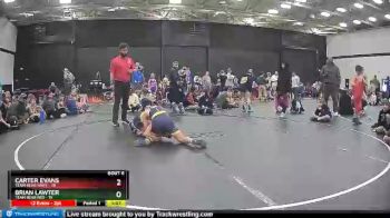 85 lbs Brian Lawter, Team Bear Red vs Carter Evans, Team Bear Navy