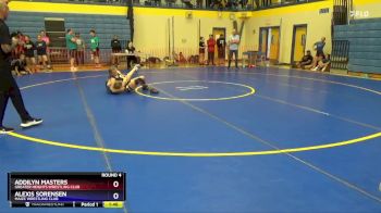 112 lbs Round 4 - Addilyn Masters, Greater Heights Wrestling Club vs Alexis Sorensen, Maize Wrestling Club