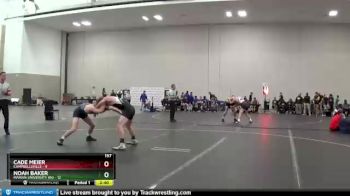 157 lbs 2nd Wrestleback (16 Team) - Cade Meier, Campbellsville vs Noah Baker, Marian University (IN)
