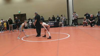 75 lbs Cons. Sub-semis - Camden Beach, Bishop McCort vs Greyson Sauer, All I See Is Gold Academy
