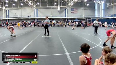 88 lbs Round 1 (6 Team) - Owen Bergman, Headhunters vs Everett Eberle, Capital City WC