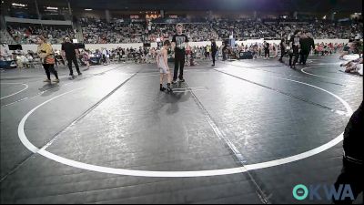 46 lbs Round Of 32 - Lucas Weisinger, Wyandotte Youth Wrestling vs Madden Penn, Cotton County Wrestling Club
