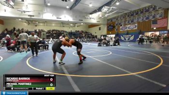 190 lbs Quarterfinal - Michael Martinez, Carter vs Ricardo Barrios, Citrus Valley