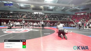 60 lbs Round Of 16 - Nacona Perry, Mcalester Youth Wrestling vs Mason Cornejo, Ark City Takedown