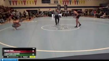 160 lbs Semifinal - Christian Stanek, Xavier, Cedar Rapids vs Nevin Pins, Epworth, Western Dubuque