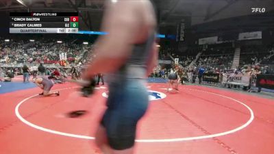 3A-190 lbs Quarterfinal - Brady Calmes, Glenrock vs Cinch Dalton, Cody