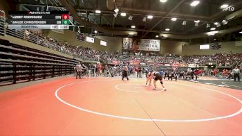 3A 140 lbs Semifinal - Lizbet Rodriguez, Canyon View vs Bailee Christensen, Carbon