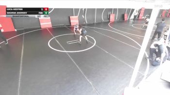71 lbs Quarterfinal - George Andreev, Petersons Grapplers Wrestling Club vs Luca Hestrin, Team SoCal