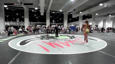 Senior Women Freestyle FS - 76 lbs Cons. Round 2 - Larissa Gallo, Cardinal WC vs Maeli Howard, Utah