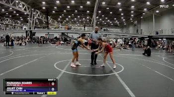 107 lbs Placement (4 Team) - Marianna Soares, South Side WC vs Juliet Chin, Headhunters WC