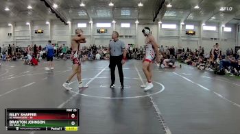 175 lbs Round 4 (6 Team) - Braxton Johnson, WV Wild vs Riley Shaffer, U2 Wranglers