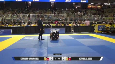 Nora Belle Judge vs Kira Cora-Maya Molina 2025 Pan Kids Jiu-Jitsu IBJJF Championship