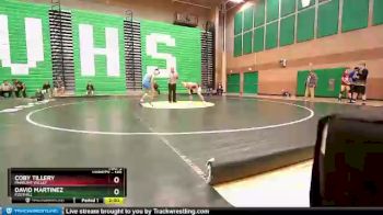 145 lbs Champ. Round 1 - Coby Tillery, Pahrump Valley vs David Martinez, Foothill