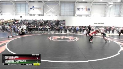 88 lbs Quarterfinal - Vincenzo Maraglino, Yorktown Wrestling vs Roman Zarbo, NWAA Wrestling