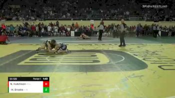 5A-120 lbs Quarterfinal - Hudson Brooks, El Reno vs Nate Hutchison, McAlester